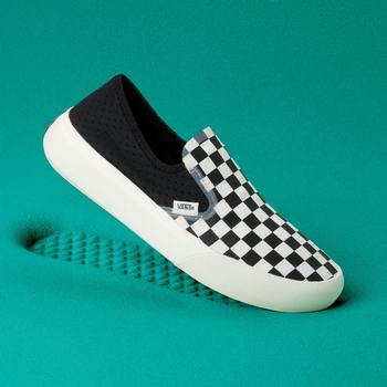 Vans Checkerboard ComfyCush One - Miesten Tennarit - Mustat